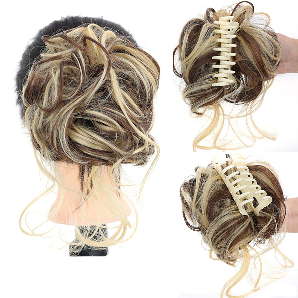 💥Hot Sale 💥- Haarstuk voor rommelige knot. golvende krullende chignon paardenstaart voor dagelijks gebruik