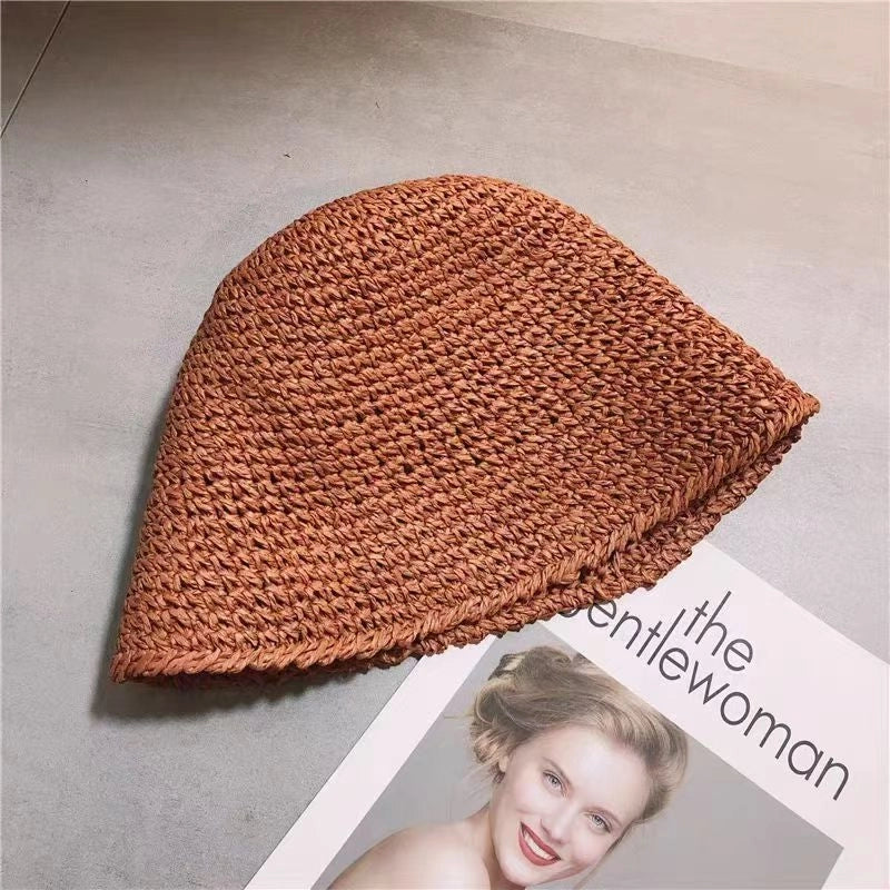 Women's Vacation Minimalist Bow Knot Big Eaves Sun Hat