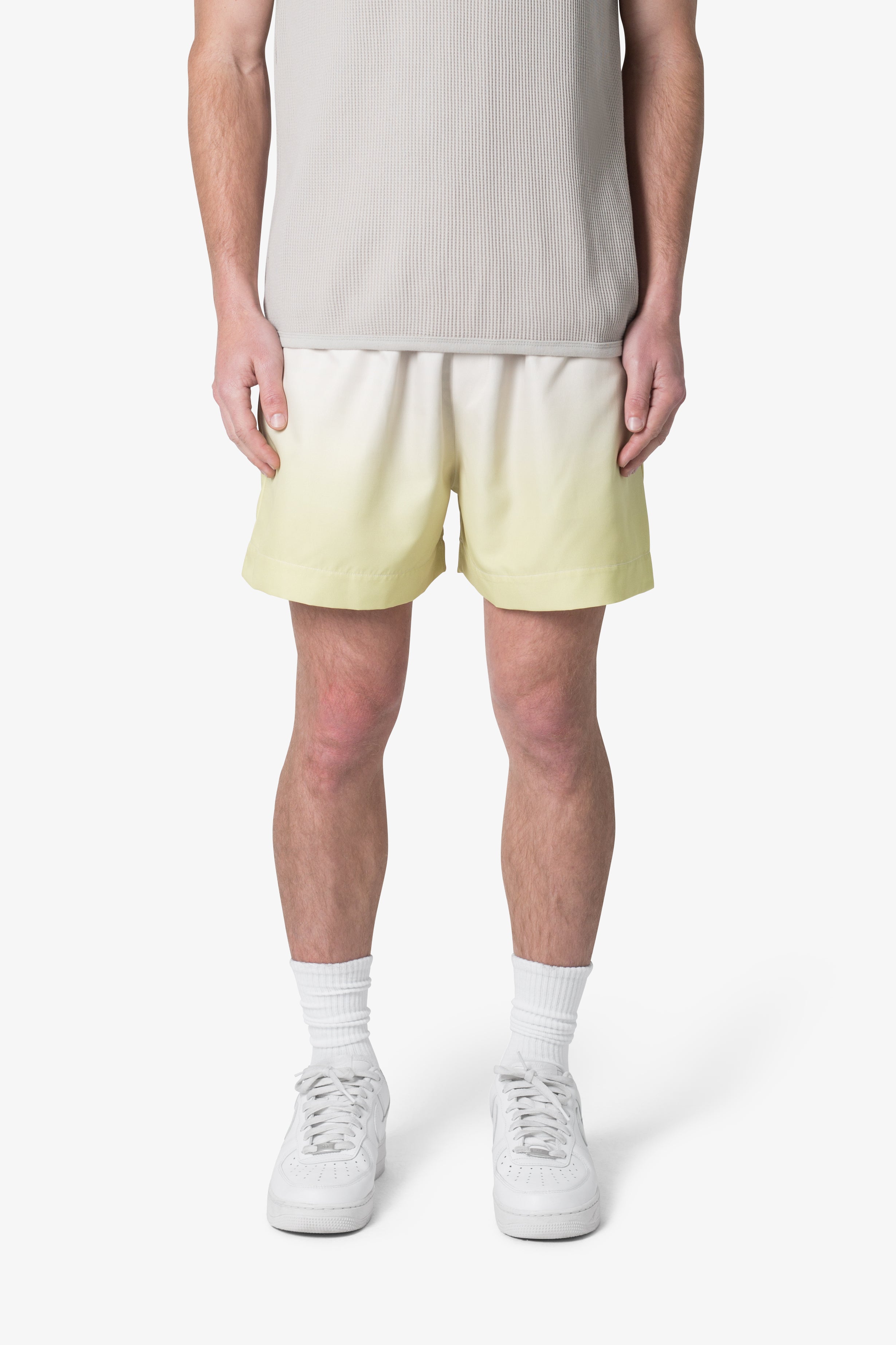 Ombre Summer Shorts - Light Yellow