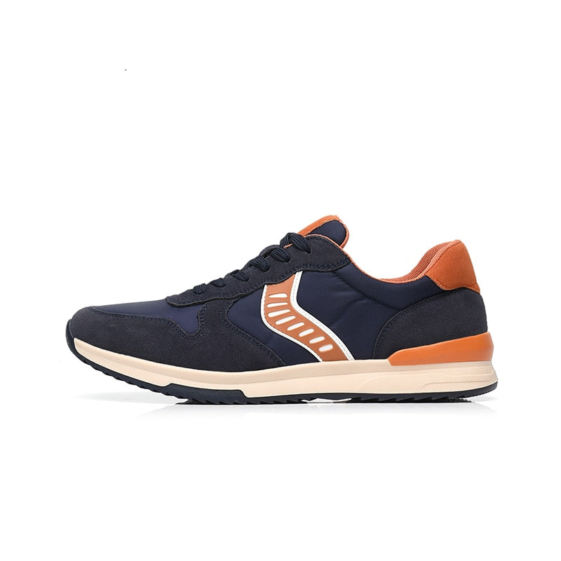 West American Style Leather Athletic Sneakers