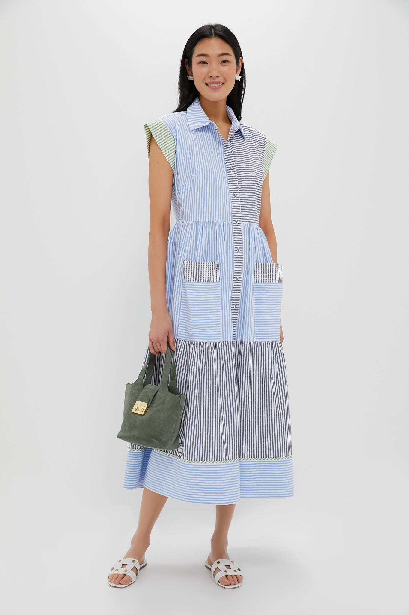 Croquet Stripe Sarah Dress