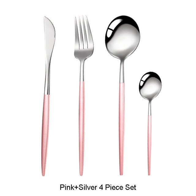 Art Of Food® 4-piece Stainless Steel Cutlery Set. Paris