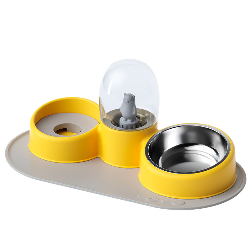Cute Cartoon Stainless Steel Dog Bowl