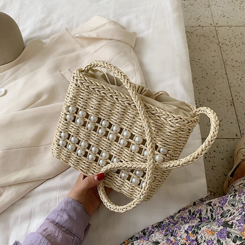 Women's Medium Spring&summer Straw Vacation Straw Bag