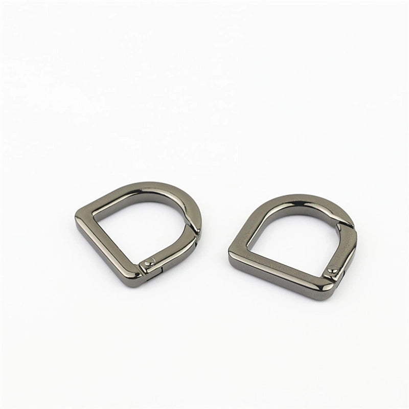 10 Pieces Zinc Alloy Solid Color Bag Hardware