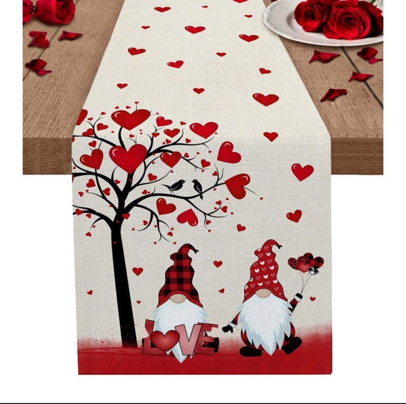 Valentine'S Day Casual Elegant Minimalist Letter Heart Shape Polyester Tablecloths