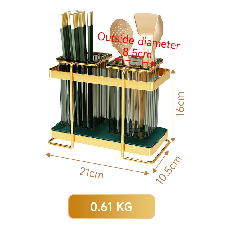 Hot Sale Light Luxury Chopstick Holder Household Tableware Cutlery Knife Storage Rack