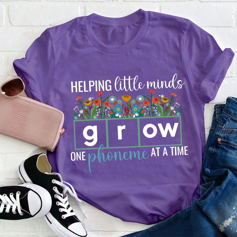 Help Little Minds Grow Teacher T-Shirt