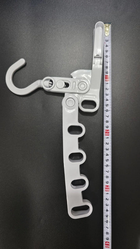 Five-hole Clothes Hanger Portable Folding Clothes Hanger Multi-functional Business Trip Plastic Clothes Hanger Dormitory Wet And Dry Dual-use Clothes Hanger