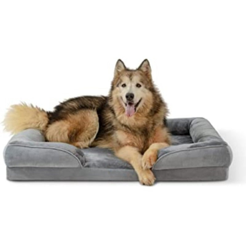 Orthopedic Dog bed - Waterproof . Foam Sofa with Nonskid Bottom Couch | Pet Bed for Dogs & Cats