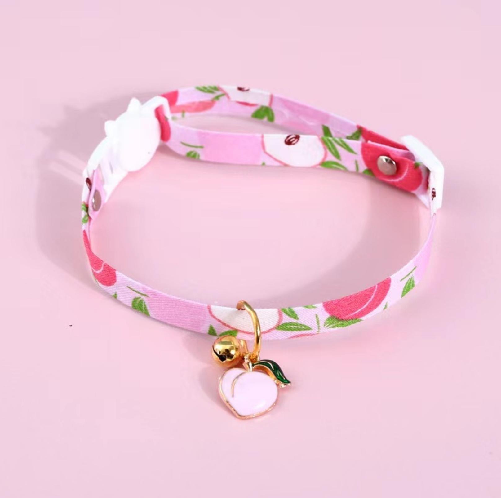 Fruit Series Pendant Style Adjustable Pet Collar