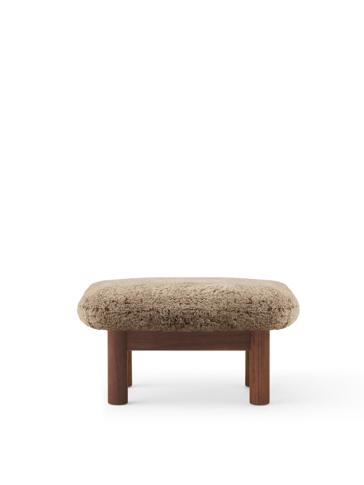 Brasilia Ottoman. Sheepskin