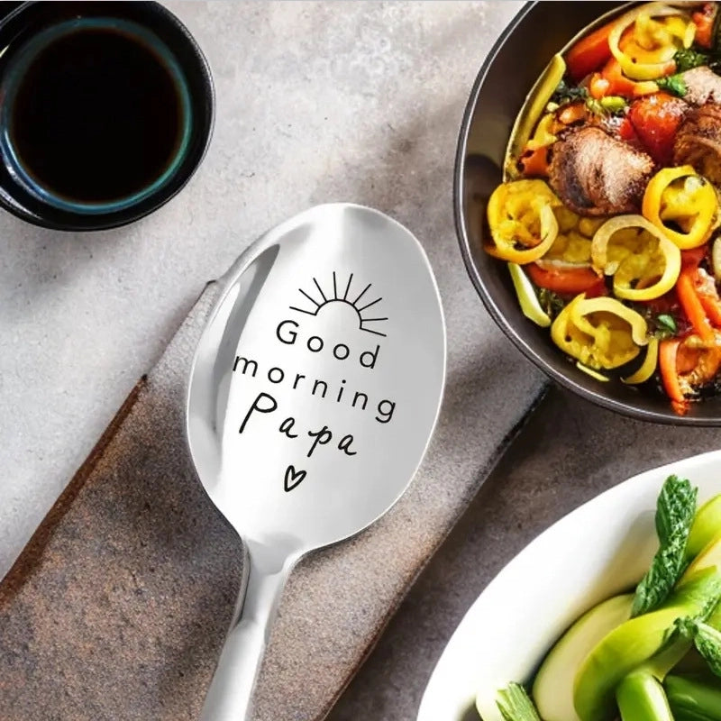 Fashion Letter Stainless Steel Tableware 1 Piece