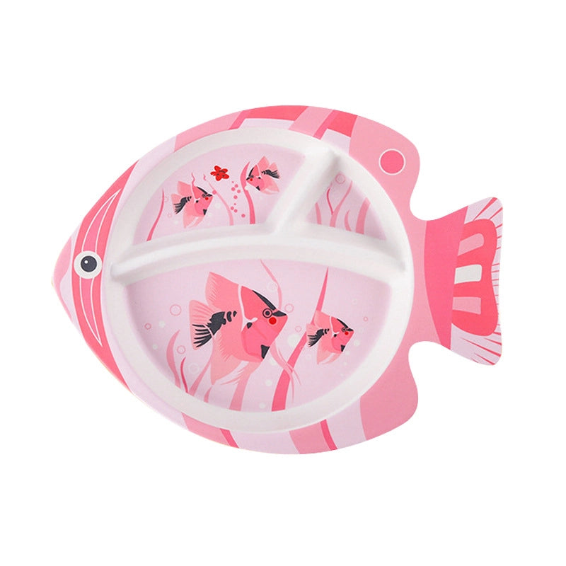 Cute Cartoon Baby Eco-friendly Divider Plate