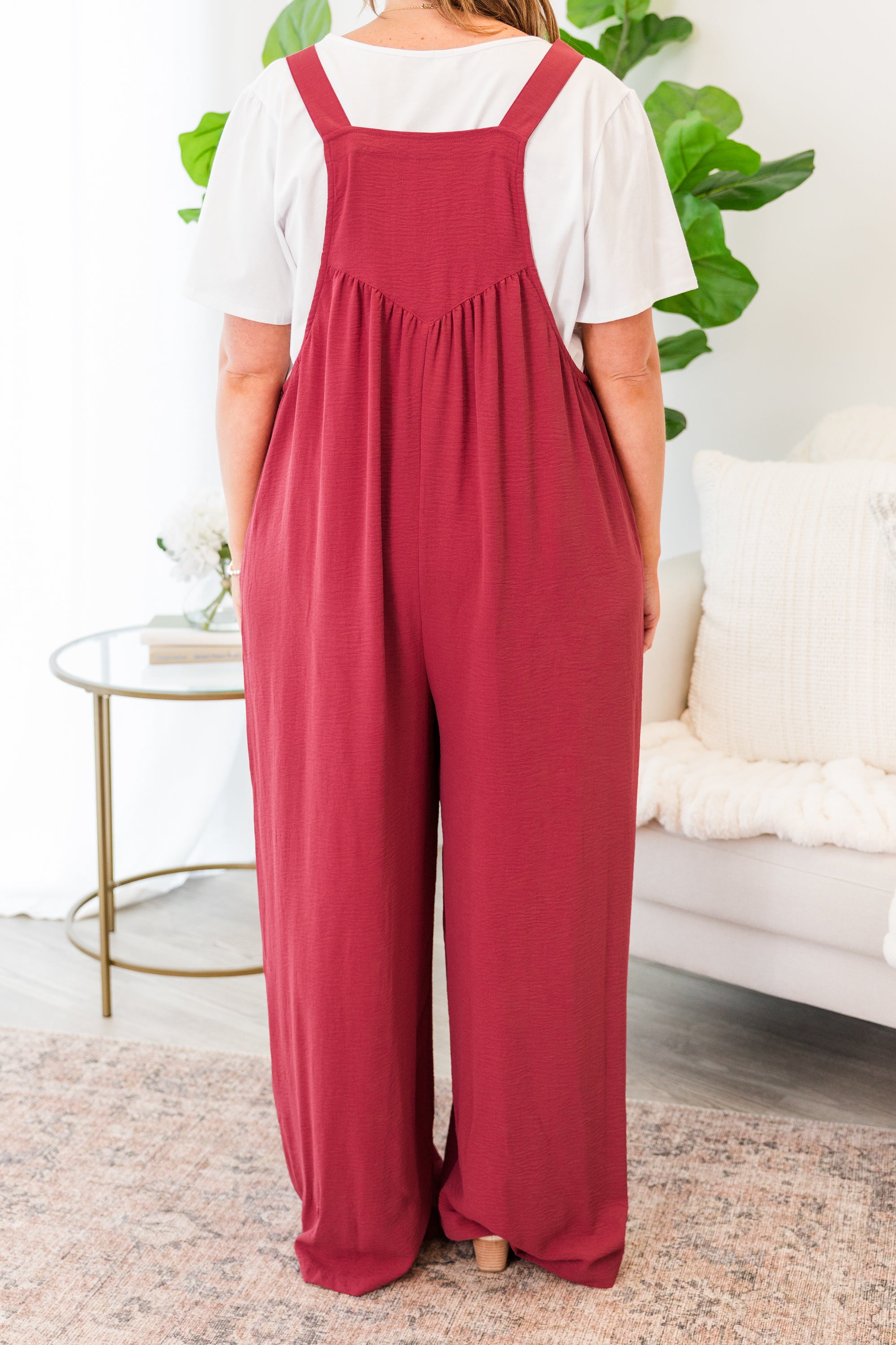 Got To Laugh Jumpsuit. Rose