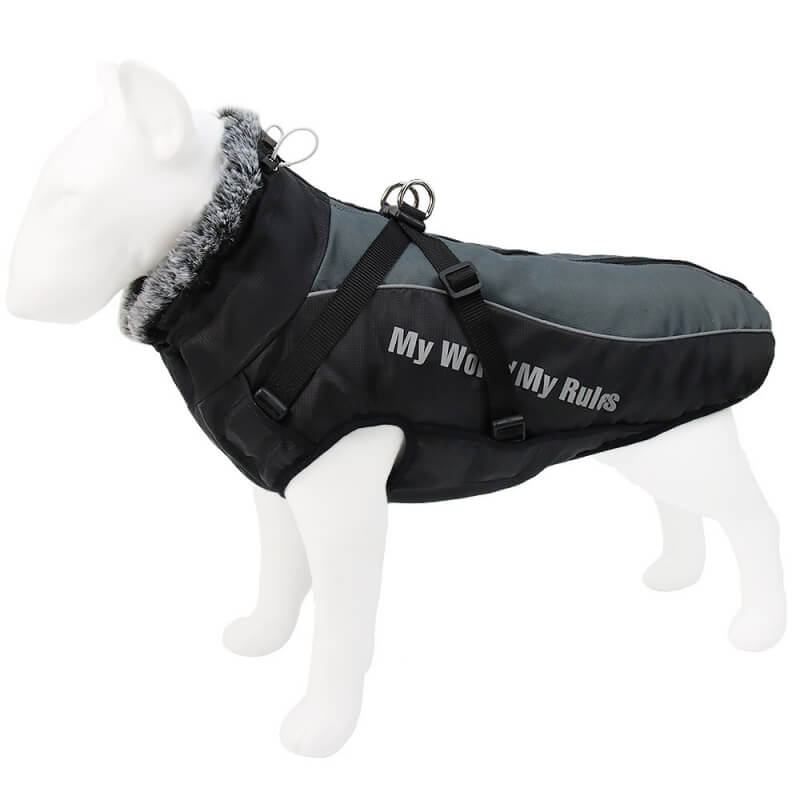 High Collar Warm Cool Dog Accessories Jacket Thickened Cool Dog Accessories Cotton Coat