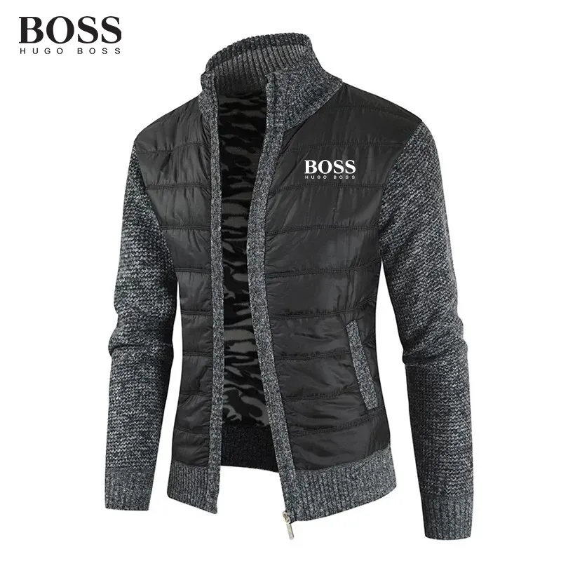 Boss Fashional MEN COLLAR EXTERNAL TRENCH COAT