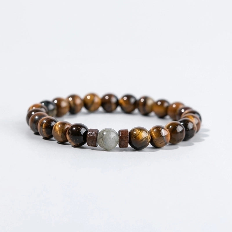 Fashion Heart Shape Agate Beaded Bracelets 1 Set