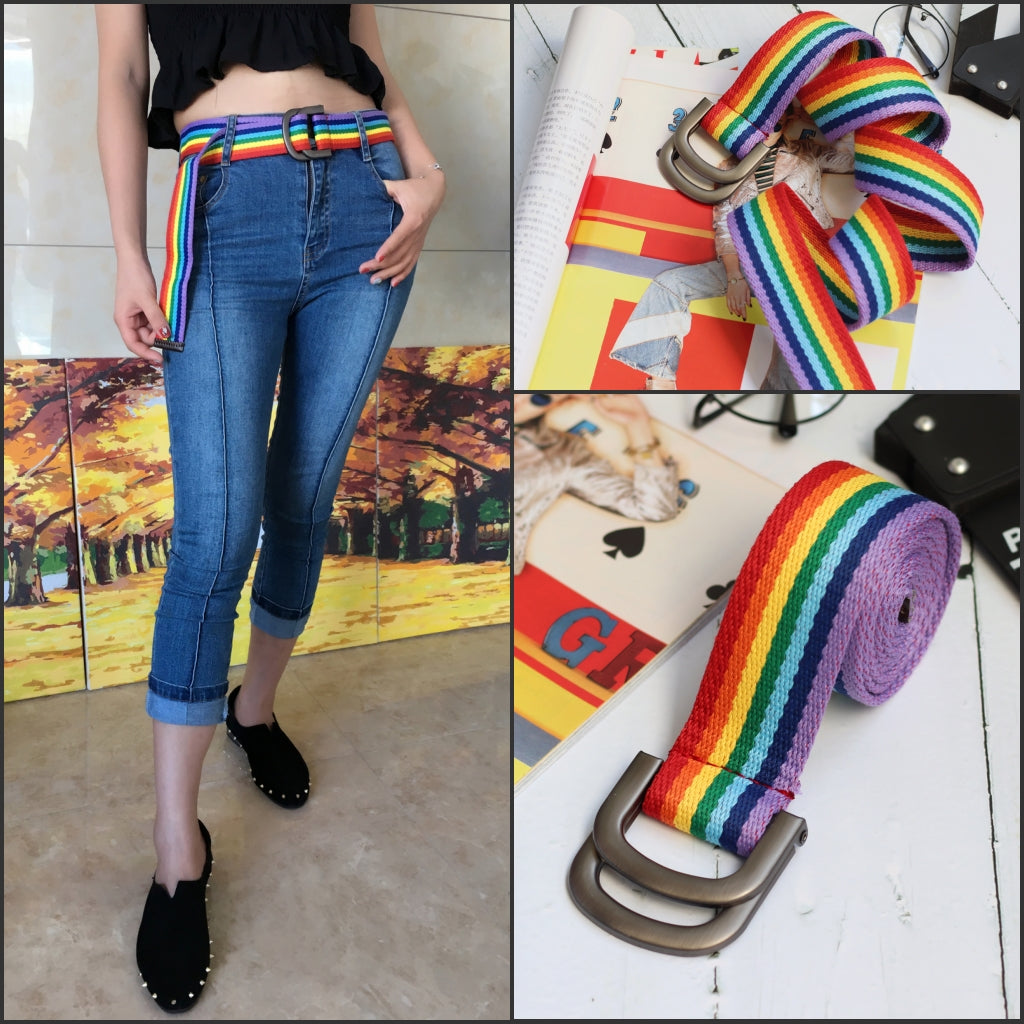 Rainbow candy belt KF2378