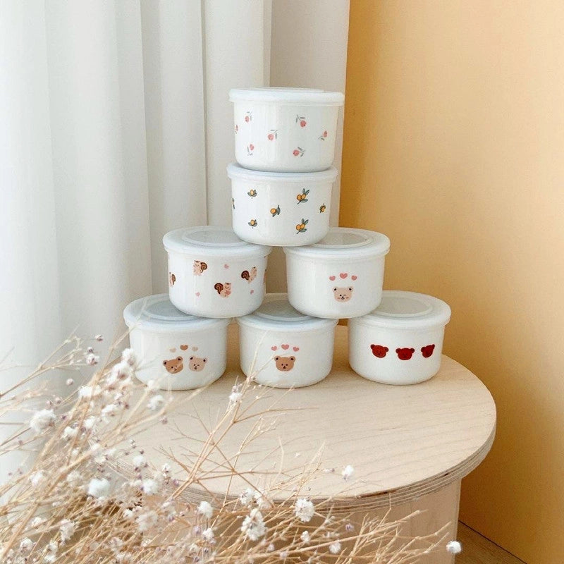 Ceramic Insulation Preservation Silicone Cover With Scale Tableware