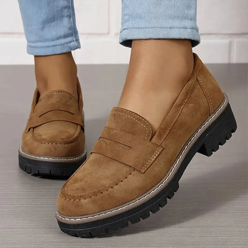 💥Hot Sales-49% OFF🌿Women's Comfortable Chunky Slip On Platform Loafers