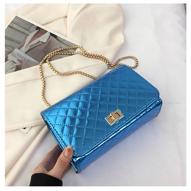 Women's Small All Seasons Pu Leather Classic Style Square Bag