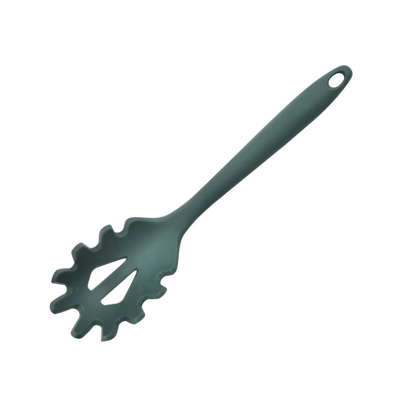 Cooking Kitchenware Silicone Spoon All-inclusive Spoon Household Spoon Dense Size Children's Available Medium Mixing Salad Spoon