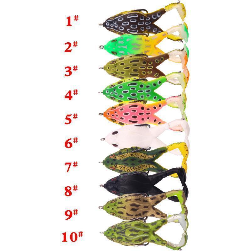 Double Propeller Frog Soft Bait(1 or 5 pics)