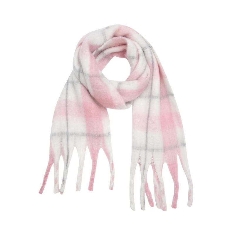 Women's Casual Lattice Polyester Tassel Scarf