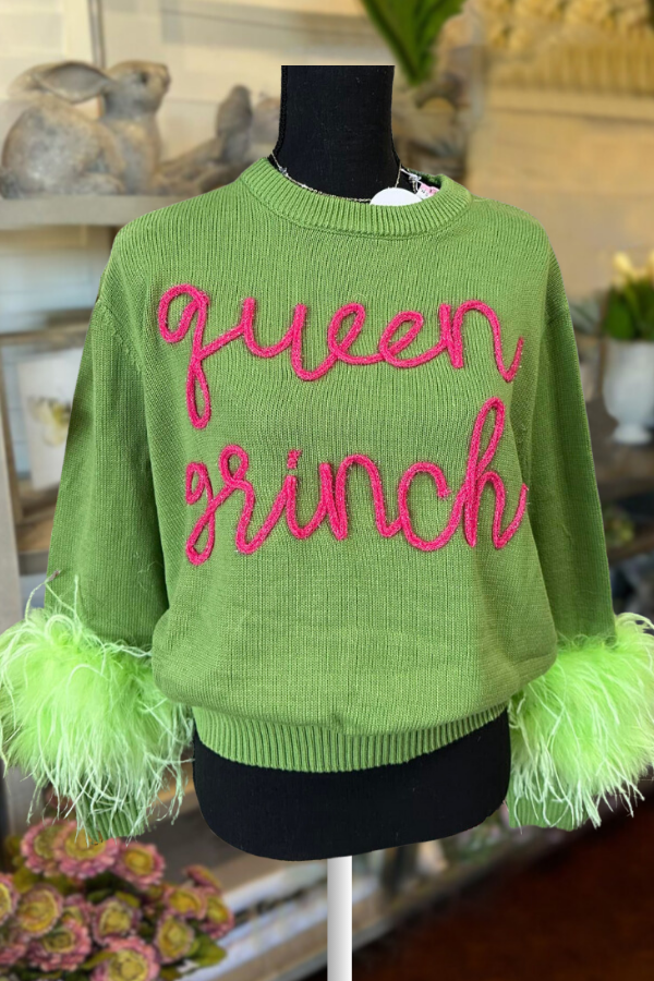 Grinch Feathers Sweatershirt