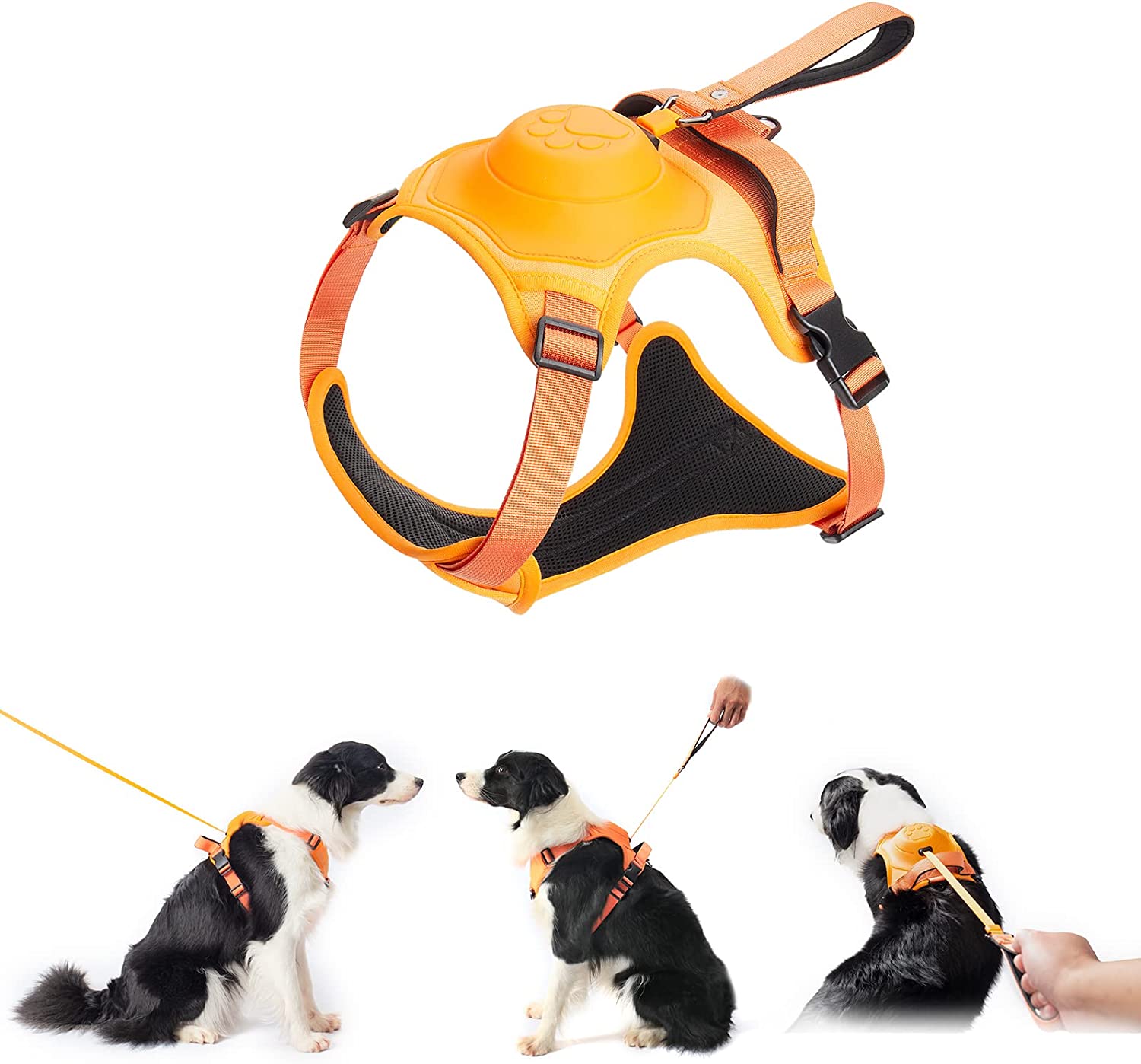 🔥2023 HOT SALE - Dog Harness and Retractable Leash Set All-in-One