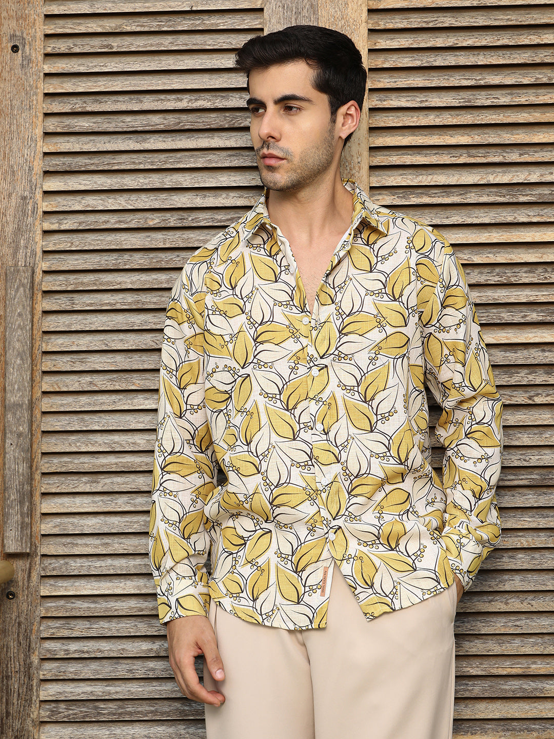Leaflet Imprint Shirt