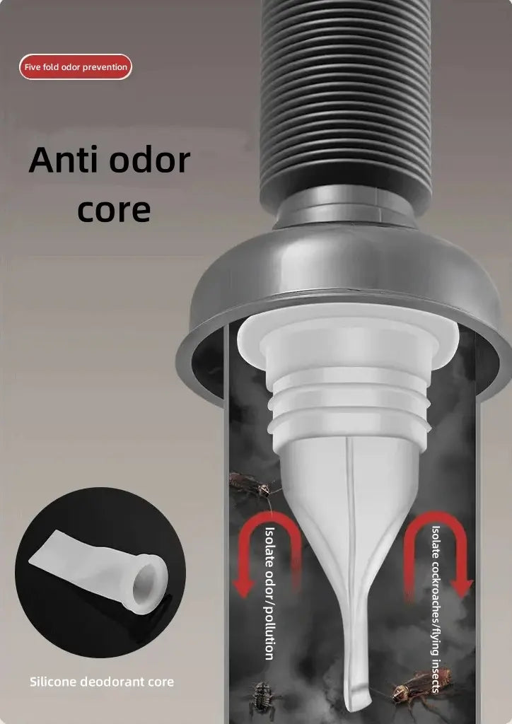 Universal Rotation of Anti-Odor Anti-Clogging Sewer Pipes