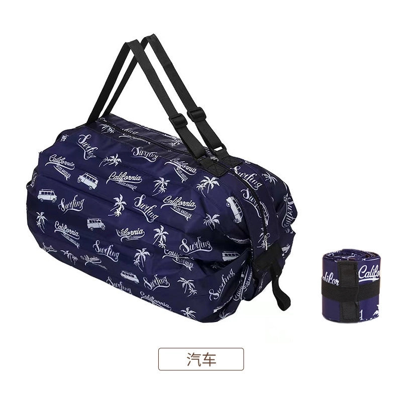 Casual Dog Solid Color Flower Nylon Shopping Bags