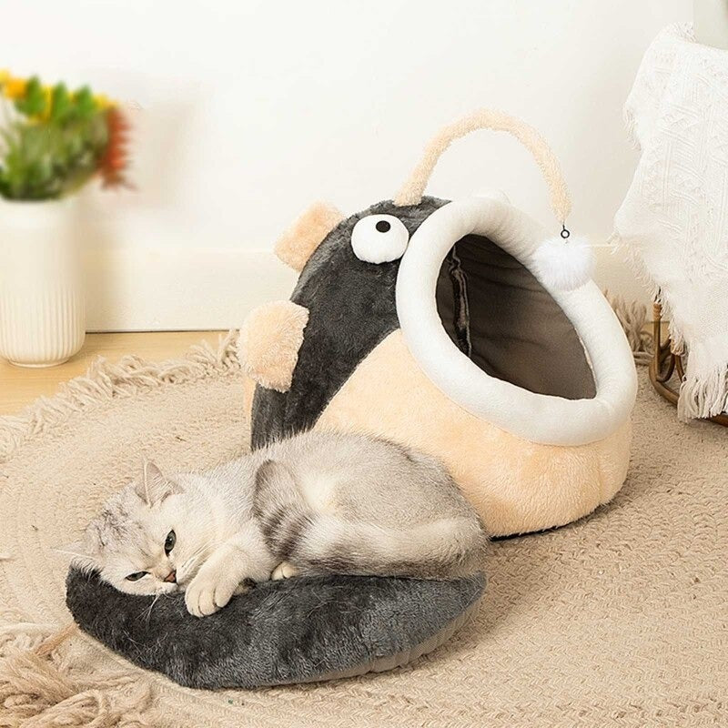 Warm Cave Cat Bed