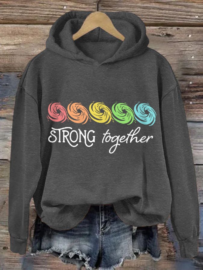 Women's Hurricane Helene 2024 Strong Together Hoodie