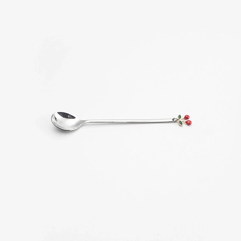 Cute Solid Color Stainless Steel Tableware