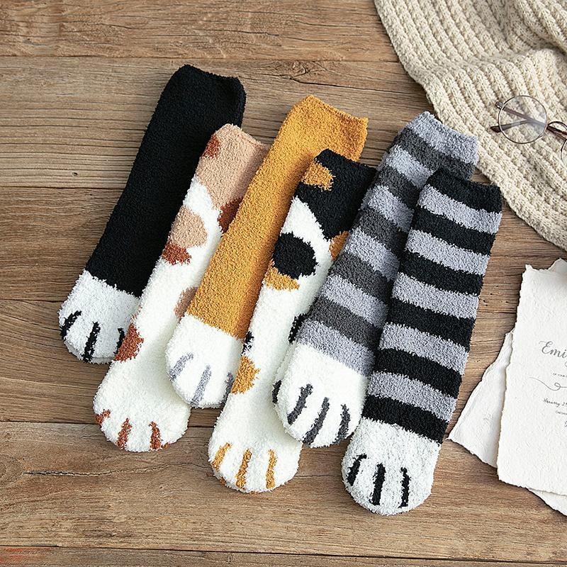 🔥 GRAN VENTA - MITAD DE PRECIO🔥Calcetines con Garras de Gato - Promoción Navideña 🎁