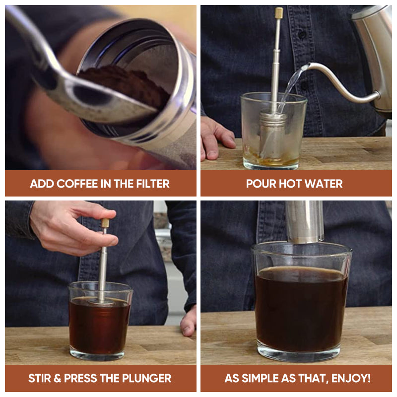 ☕Portable Coffee and Tea Press Maker☕