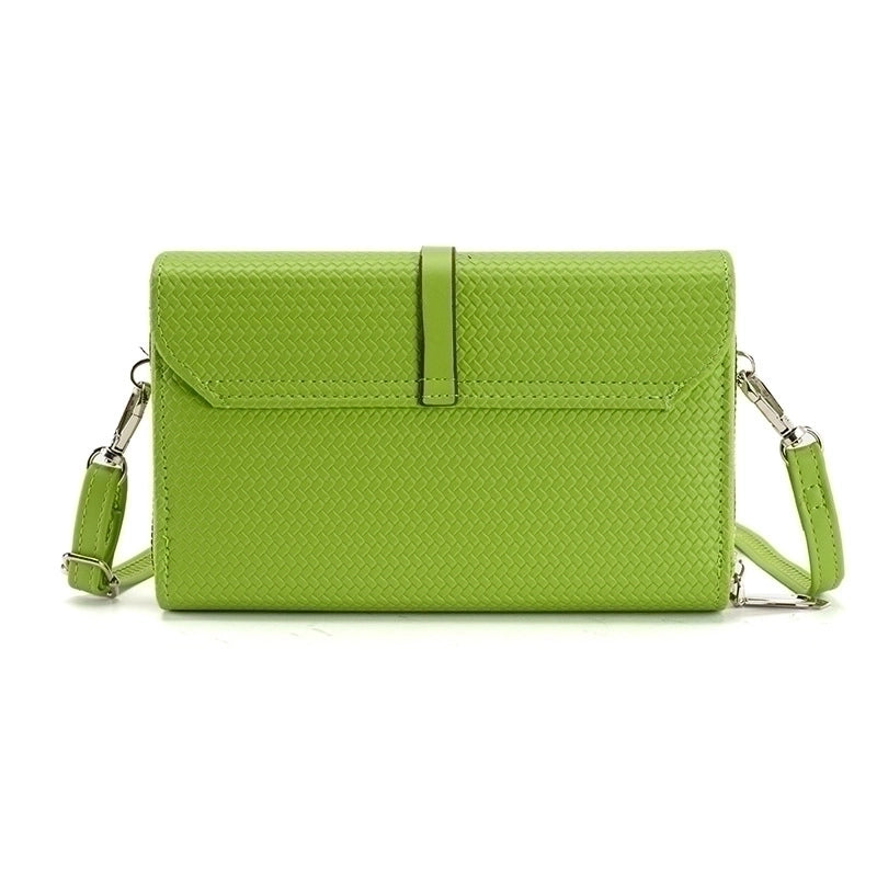 Women's Small Pu Leather Solid Color Streetwear Flip Cover Shoulder Bag