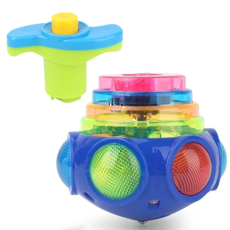 🔥BIG SALE - 50% OFF🔥 Music Flashing Spinners Toy With Launcher