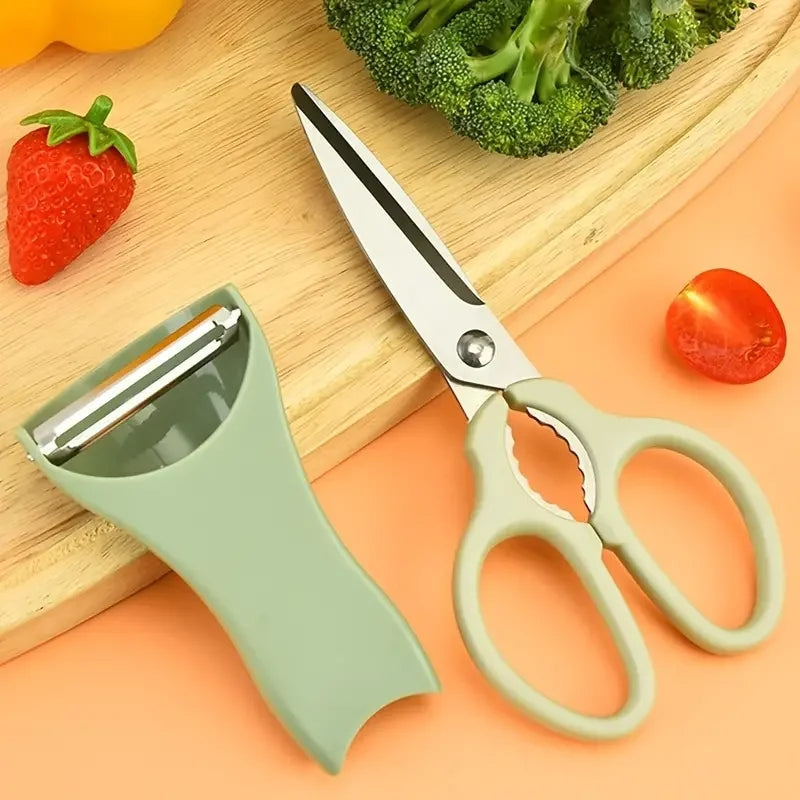 2IN1 PEELER WITH SCISSOR