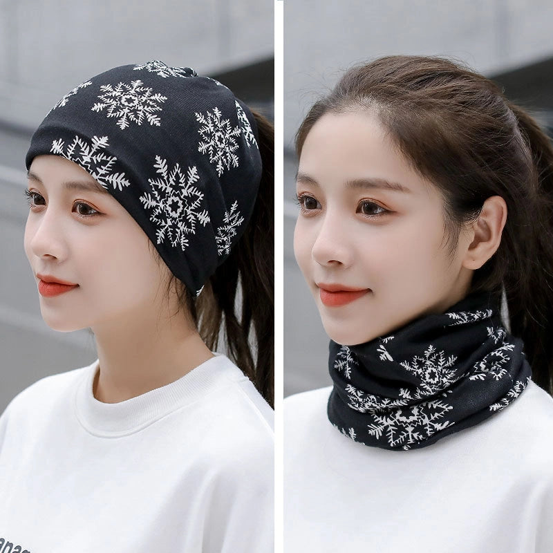 Unisex Casual Star Flower Polyester Scarf