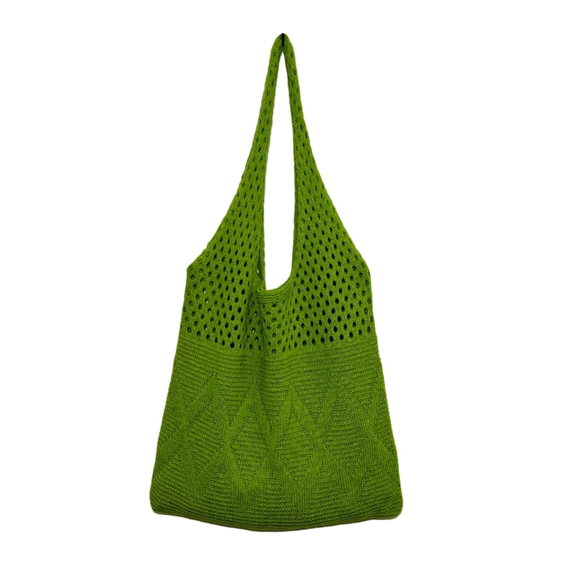 Women's Medium Polyester Solid Color Basic Square Open Shoulder Bag