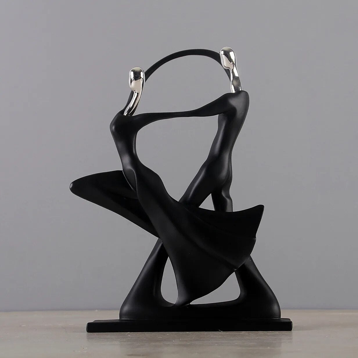 Abstract Dancing Couple Sculptures