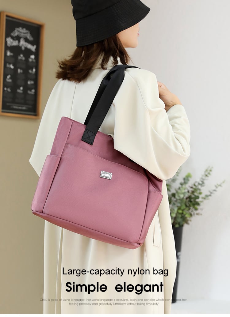 ⏰Hot Sale-2024 Large Capacity Waterproof Multi Pocket Nylon Shoulder Bag👜