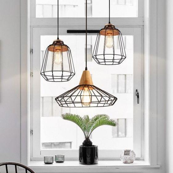 Huck 2 | Cage Pendant Light