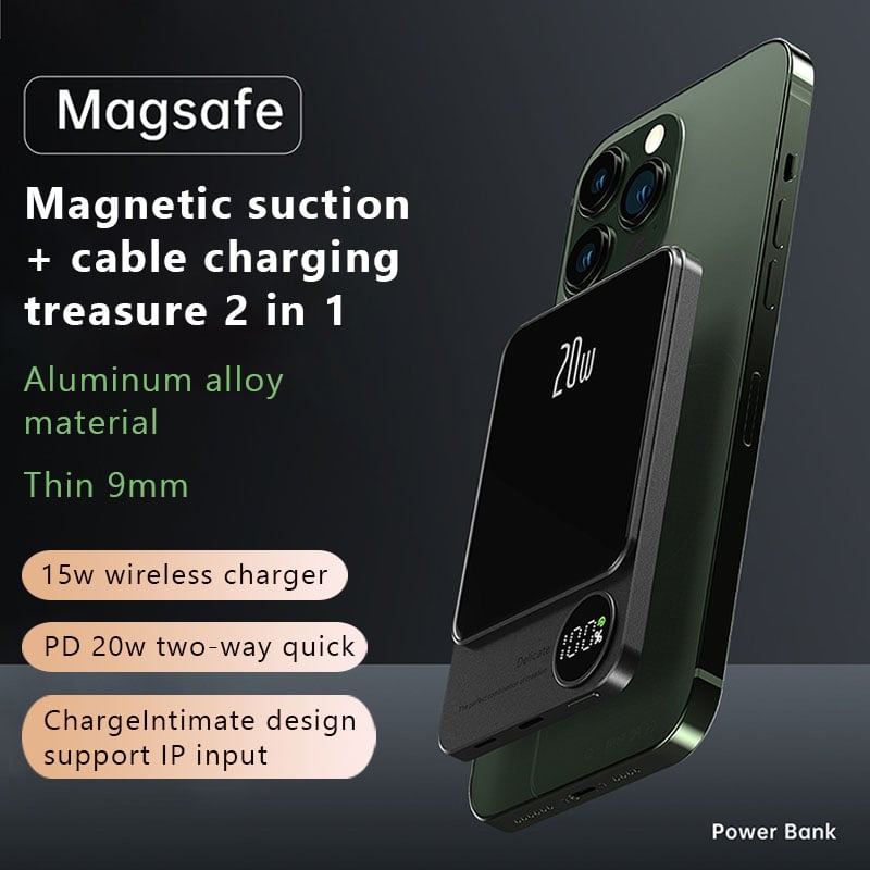 (🔥 Early Mother's Day Sale - 49% OFF)-Macsafe Powerbank Magnetic-(Buy 10000mAh save more)