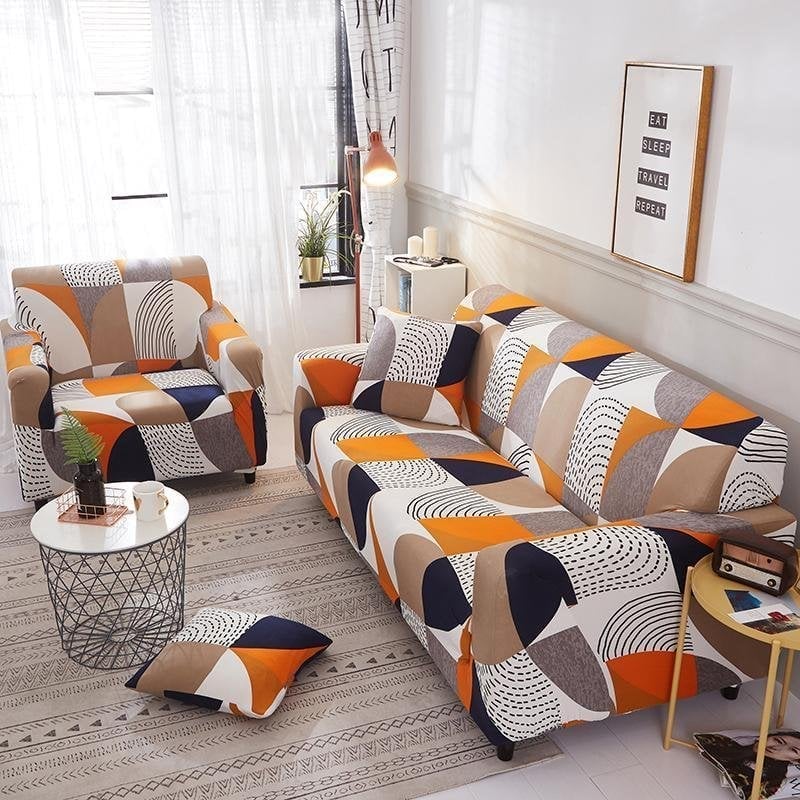 49% OFF-Full-Wrapped Universal Stretch Sofa Cover