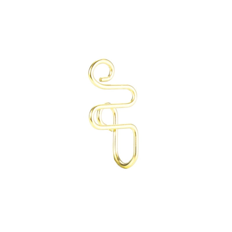 Fashion U Shape Stainless Steel Plating Nose Ring 1 Piece